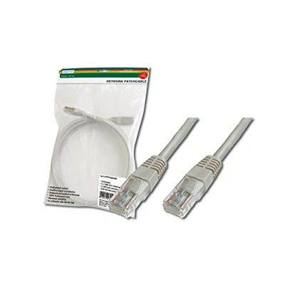 Bild av DIGITUS LAN Kabel Cat 5e 20m RJ45 nätverkskabel U/UTP oskärmad kompatibel med 6 och 5 Grå