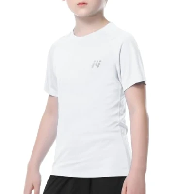 Bild av MEETWEE Pojkar Rash Guard Kortärmad Barn Simning Skjorta UV skydd UPF 50