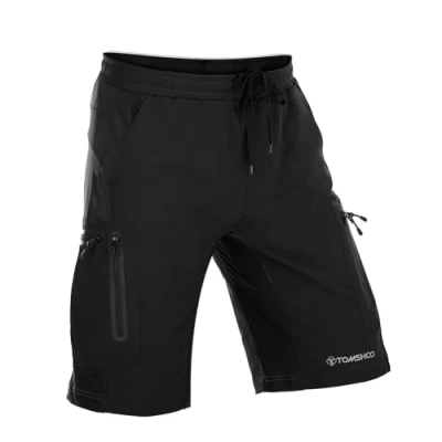 Bild av TOM SHOO Baggy cykelshorts för män andningsbara lös passform utomhussport MTB cykling löpning shorts