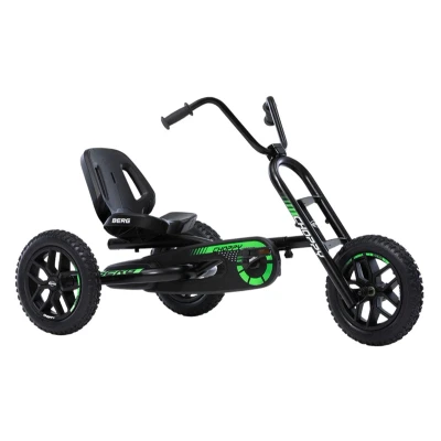Bild av BERG Choppy Neo Pedal Go Kart Svart/Grön Åldrarna 3 8 År