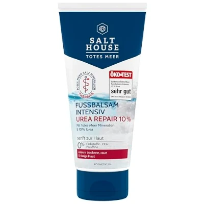 Bild av Salthouse Döda havsterapi fotbalsam intensiv, 10% urea och rika oljor, för mycket torr hud, 100 ml
