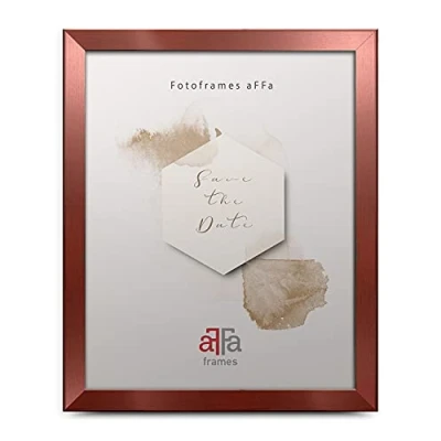 Bild av aFFa frames, Hekla, MDF bildram, lättskött, rektangulär, med akrylglasfront, roséguld 9 x 13 cm