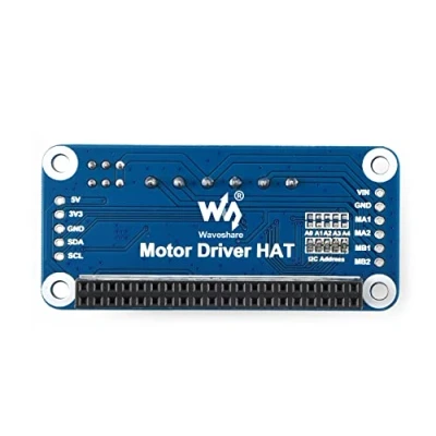 Bild av Waveshare Motor Driver HAT for Raspberry Pi Zero/Zero W/Zero WH/2B/3B/3B+ I2C Interface Drive Two DC Motors DIY Mobile Robots