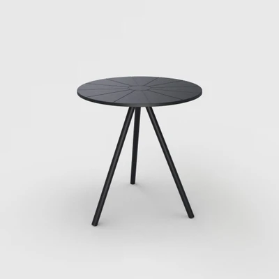 Bild av HOUE Nami afe table Soffbord Black H73 x Ø65 L49 cm