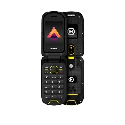 Bild av Hammer Bow LTE Black 2.4 &amp;quot TFT 48 MB 128 Dual SIM Nano 3G Bluetooth 2.0 USB version Type C Built in camera Main resolution 2 MP 1200 mAh