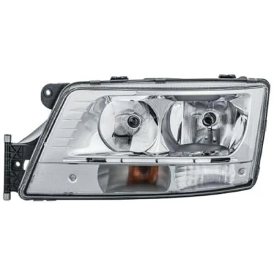 Bild av HELLA 1EH 354 987 151 Strålkastare Vänster LED, H7/H7, PY21W Halogen, LED 24V för högertrafik