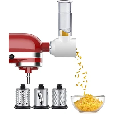 Bild av GVODE skivare strimlare fäste kompatibel med för Kitchenaid stativ blandare som grönsakskoppare, salladsmaskin tillbehör