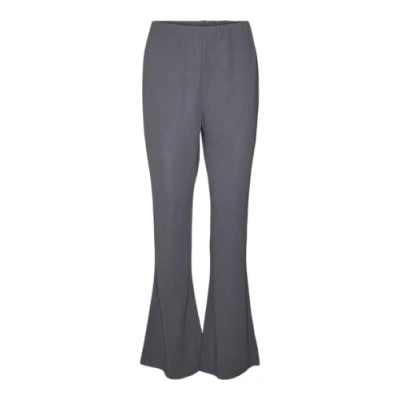 Bild av VERO MODA dam Vmliva Hw Flared Pant Noos tygbyxor, Grå kritstreck, (L) W x 30L