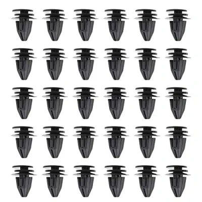 Bild av EMSea 30 x bil yttre sidokjol tröskel trim klämma svart plast fästanordning hållare kompatibel med MINI R50 R53 R56 R57 R58 07131480419