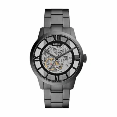 Bild av Fossil Analog mekanisk manuell handuppbyggd klocka med rostfritt stål armband ME3268, GRÅ