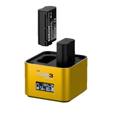 Bild av Hähnel ProCube3 För Nikon DSLR Duo laddare Snabbare laddning USB Type C ingång