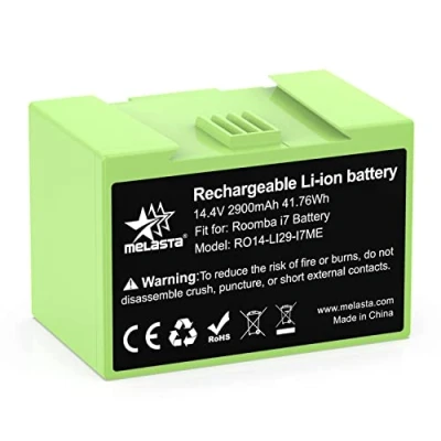 Bild av i7 Batteri, 14.4V 2900mAh Ersättningsbatteri för Roomba i7/i7+ i4/i4+ i3/i3+ e5 e6 i7158 i7550 i755020 7150 7550, Litium Ion iRobot serien dammsugare i och