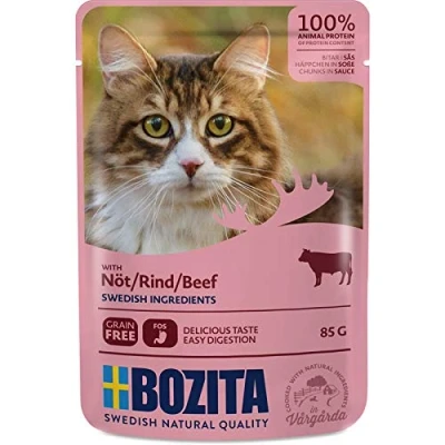 Bild av Nötkött i sås för katt 12 st x 85 g