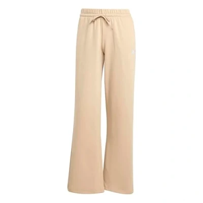 Bild av adidas Kvinnor ESSENTIALS SMALL LOGO FEEL COZY OPEN HEM PANTS, warm sandstone/white, L