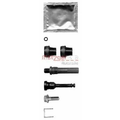 Bild av METZGER 113 1354X Jeu de douilles guidage, étrier frein avec boulon guidage supplémentaire PEUGEOT: 206 3/5 portes, 306 SW