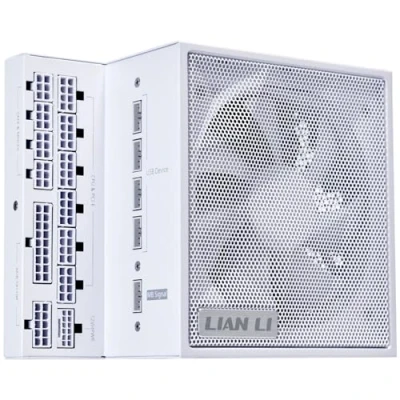 Bild av Lian Li EDGE 1300 White Strömförsörjning Watt 120 mm ATX 3.0 80 Plus Platinum certificate