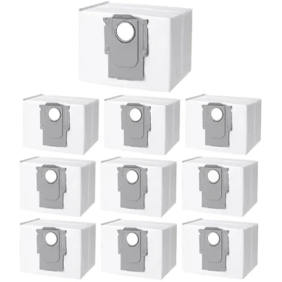 Bild av 8 dammsugarpåsar kompatibla med Xiaomi Roborock S8+/S8 Pro Ultra/Q7/Q7+ / Q7 MAX+ S7 MaxV Ultra/Q7 Plus/Q5/Q5+ dammsugare robotdammsugare, engångsreservpåse, dammsugarpåse