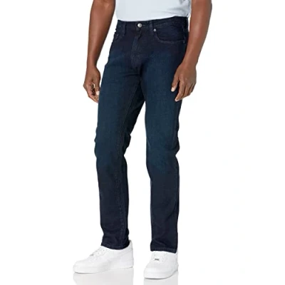 Bild av Amazon Essentials Men&#039;s Jeans atletisk passform, Blå Overdye, 36W / 34L