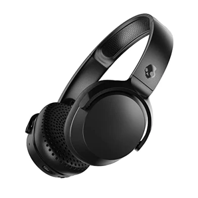 Bild av Skullcandy Riff 2 Trådlösa on ear hörlurar med Tile findingteknik och mikrofon, 34 timmars batteritid, Bluetooth för iPhone, Android mer Svart
