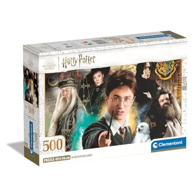 Bild av Clementoni Pussel Harry Potter 500 Bitar För Vuxnas 14 99 år, Hogwarts, 35534
