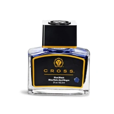 Bild av A. T. Cross bläck för reservoarpennor, bläckhorn, FH i glas blåsvart, med 62,5 ml