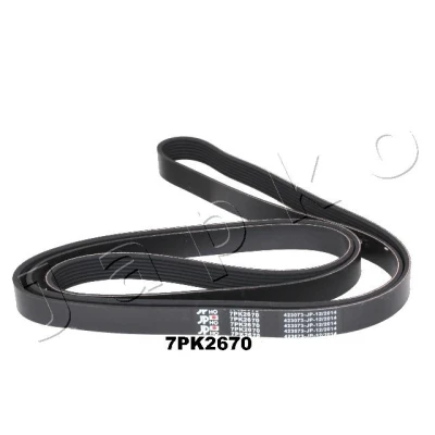 Bild av JAPKO 7PK2670 Courroie Poly V 2670 7 NISSAN: NP300 Navara Pick up, Pathfinder 3, LAND ROVER: Defender SUV