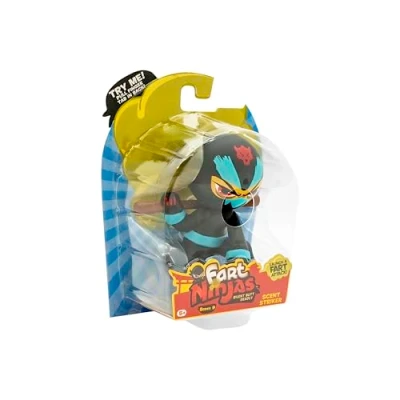 Bild av Ninja Scenent Striker Series 9 samlarfigurer 10 roliga realistiska husdjursljud 5 år &amp; 8 gåvor och leksaker att samla på, svart
