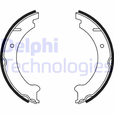 Bild av DELPHI LS1781 Mâchoires De Frein à Main VOLVO: V70 I, S70