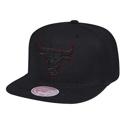 Bild av Mitchell &amp; Ness NBA Svart Snapback Keps Chicago Bulls Pop Black @ Hatstore