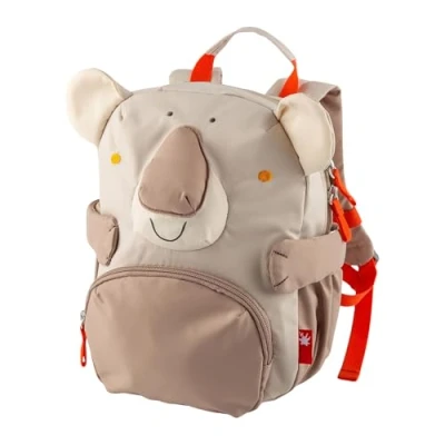 Bild av sigikid Barnryggsäck koala, dagisryggsäck: robust, lätt, barnvänlig, för dagis, spjälsäng, utflykter, fritid, barn från 25 år, 5,2 l, Grå/koala, S, Avslappnad