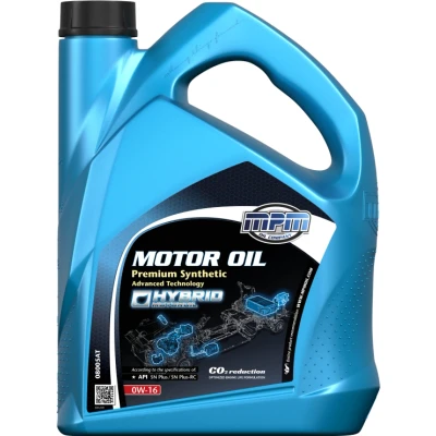 Bild av Mpm Premium Synthetic Advanced Technology 0W 16 5I Huile moteur 08005AT TOYOTA: Yaris III 3/5 portes, C HR, RAV4 V, SUZUKI: SWIFT 5, Ignis