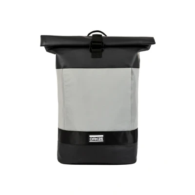 Bild av OAK25 Reflective Rolltop Ryggsäck, Storlek: One Size, Schwarz