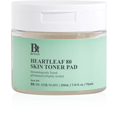 Bild av Benton Heartleaf 80 Skin Toner Pads 70 st