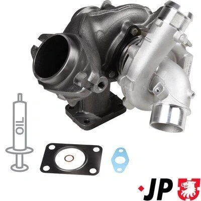 Bild av JP GROUP 4117400100 Turbocompresseur à gaz d&#039;échappement y compris Jeu de joints d’étanchéité CITROËN: C8, PEUGEOT: 807