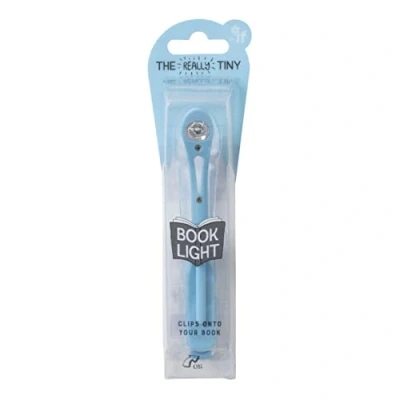 Bild av IF Really Tiny Book Light (Sky Blue) Compact Reading Lights for Books in Bed Flexible Clip On A Great Lamp with Batteries Included