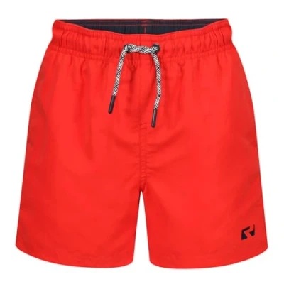 Bild av RIPT Performance Pojkar Quick Dry UV 50 Solskydd Peach Finish Badshorts Badbyxor, Röd, 11 12 år