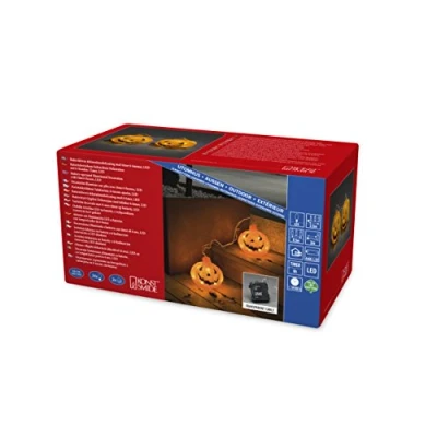 Bild av Konstsmide 6137 103 LED akrylpumpa, set om 2/för utomhusbruk (IP44)/6 h timer/24 varma vita dioder/batteridriven: 4 x AA 1,5 V (exkl.) /transparent kabel