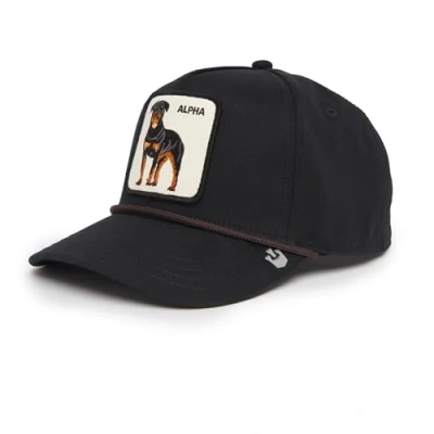 Bild av Goorin Bros. Svart Adjustable Keps Alpha Dog 100 All Over Canvas Black A Frame @ Hatstore