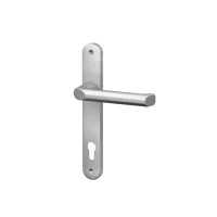 Bild av BASI 7831 0101, Passage dörrhandtag, Inomhus &amp; utomhus, Silver, Gjuten aluminium, 32 mm, 249 mm