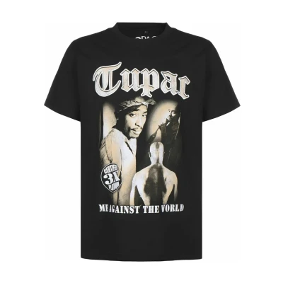Bild av Mister Tee herr Tupac MATW Sepia oversize te, svart, L plus size tall