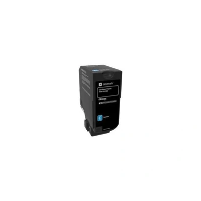 Bild av Lexmark 74C20C0 / Return Program Toner Tonerkassett Blå