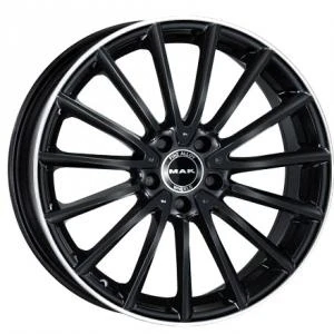 Bild av MAK Komet Black Polished 9x18 5/112 ET33 B66.6