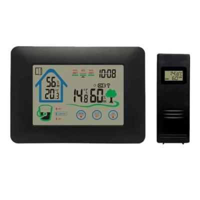 Bild av Denver WS 520 Trådlös väderstation digital hygrometermometer för inomhus och utomhusmätning av temperatur luftfuktighet. Öppet fönster indikator miljö