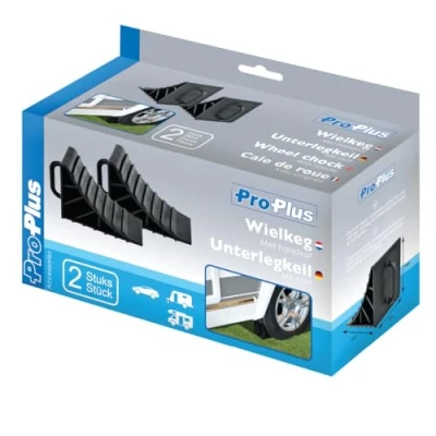 Bild av ProPlus 341347 Plast Hjullock med Handtag, Svart