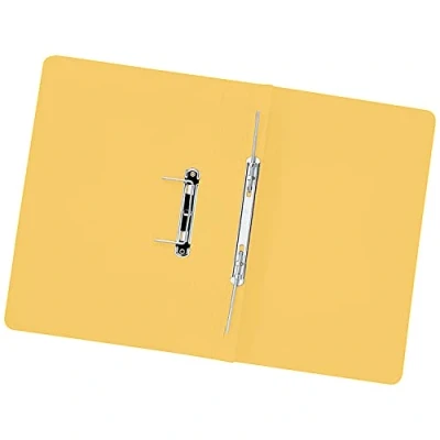 Bild av Q Connect Överföringsfil 35 mm kapacitet Foolscap gul (förpackning med 25) KF26057