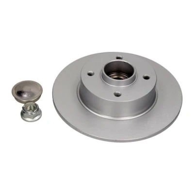 Bild av QUARO QD7743 Disque de frein 240 8 4 100 plein peint, revêtu avec roulement roue, bague magnétique intégré RENAULT: CLIO 3, MEGANE 2, TWINGO 2
