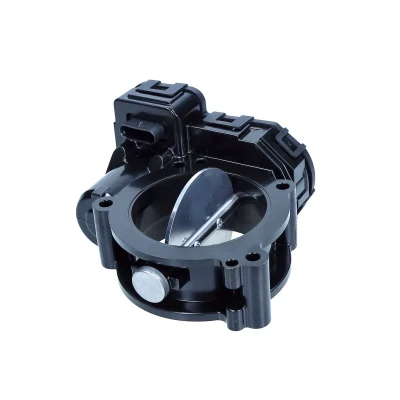 Bild av MAXGEAR 58 0261 Spjällhus elektrisk utan packningar Styrenhet/mjukvara måste ställas in/uppdateras, med sensor, undertryck bypass
