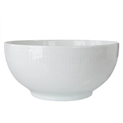 Bild av Royal Copenhagen Vit Räfflat Skålar Skål för servering Bowl 110 cl B: 18 cm