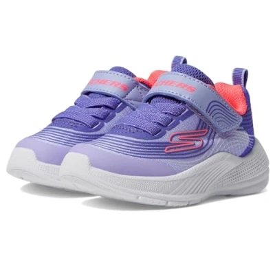 Bild av Skechers sneakers för flickor Microspec Advance, Lavendel neonrosa, 25 EU