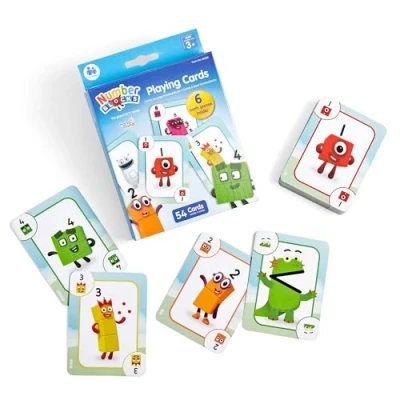 Bild av Learning Resources, Ålder 3+ 54 karaktärskort, regler för 2 nya barn Numberblocks och 4 klassiska spel uppdaterade, familjeresespel, flerfärgad, HM96091 UK